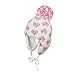 Produktbild Sterntaler - Mädchen Inka-Mütze Wintermütze mit Bommel rosa Herzen, Ecru - 4411829, Größe 51