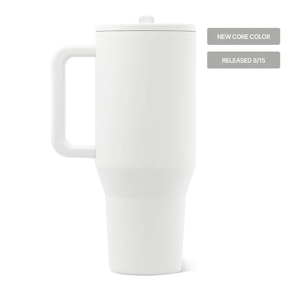HydroJug Traveler 32oz, Insulated Tumbler with Handle & Straw, Lunar by HydroJug - Used condition - Image 2