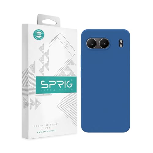 Image of SPRIG Compatible with OnePlus Nord 4 Premium SilkTone Back Cover Drop Tested Shock Proof Mobile Case for Men, Women, Boys and Girls with Camera Protection (Navy Blue)