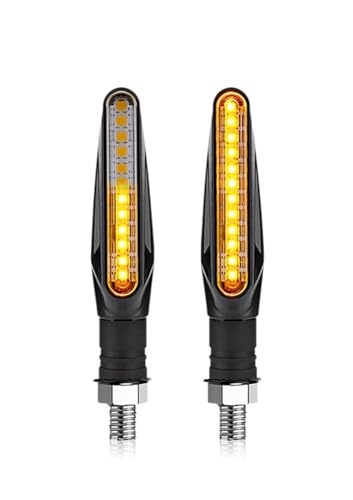 Clignotants LED pour motos effet eau qui coule clignotement fluide 12LED