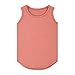 Tank Tops for Girls Kids Summer Casual Cute Sleeveless Crewneck Plaint Shirt Loose Fit Fashion (Pink, 11-12 Years)
