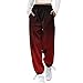 Jogginghose Damen Lang Loose Fit Sporthosee Weich Trainingshose Gummibund Sweathose mit Taschen Damen High Waist Cargo Jogginghose Trainingshose Freizeithose Fitness Casual Sweatpants