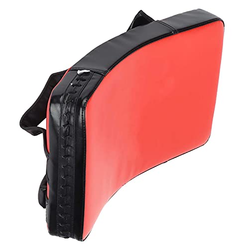 SPYMINNPOO Taekwondo Kick Pad,Muay Thai Pads MMA Karate Kick Pads Kickboxing Training Pads Thai Foot Target Punch Pad for Training (Red)