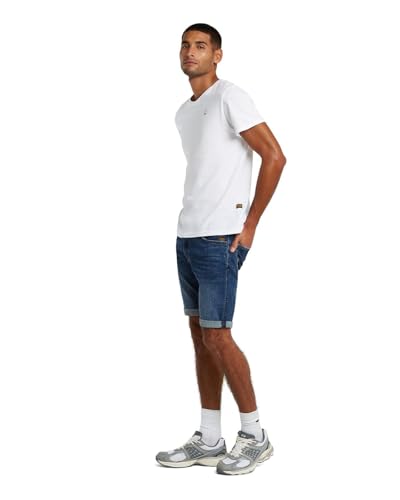 G-STAR 3301 Slim Denim Shorts, Size 29, Color Blue – Ansicht 6