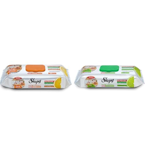 Sleepy Easy Clean Seti | Süper Portakal Yağlı 50 Yaprak x1 + Süper Bergamot Yağlı 50 Yaprak x1