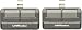 Lot of 2 LiftMaster 892LT 2 Button Visor Learning Garage Door Remote