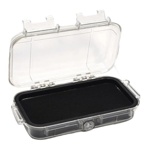 NiuLumea Estuche seco para cámara de 20 x 11 x 6 cm, resistente al agua, caja de herramientas de almacenamiento para deportes al aire libre, camping, senderismo, pesca, compatible con Essential Gear