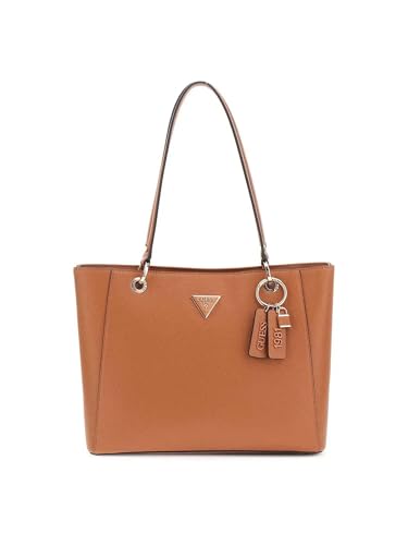 Imagen de GUESS bolso bandolera Noelle II Luxury Satchel Tan Multi marrón topo