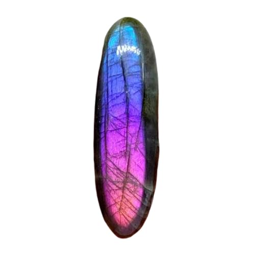 Labradorite naturelle 60x18mm cabochon ovale pour création de bague et pendentif diy