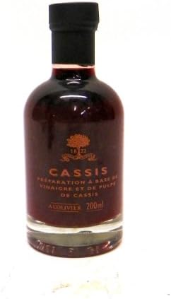 A L'Olivier Black Currant Fruit Vinegar, 7-Ounce