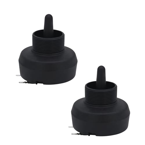 JIAXUE 2Pcs 34mm Threaded Piezo Speakers Tweeter Driver Wide Frequency Response for Home Music Systems Accessories