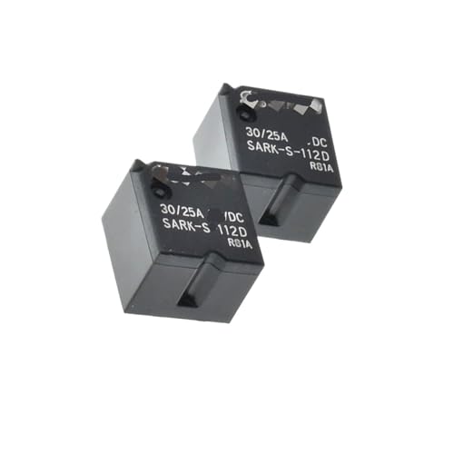Relais automobile SARK-S-112D 12V 5 broches 30A pour circuit électrique auto - Lot de 2