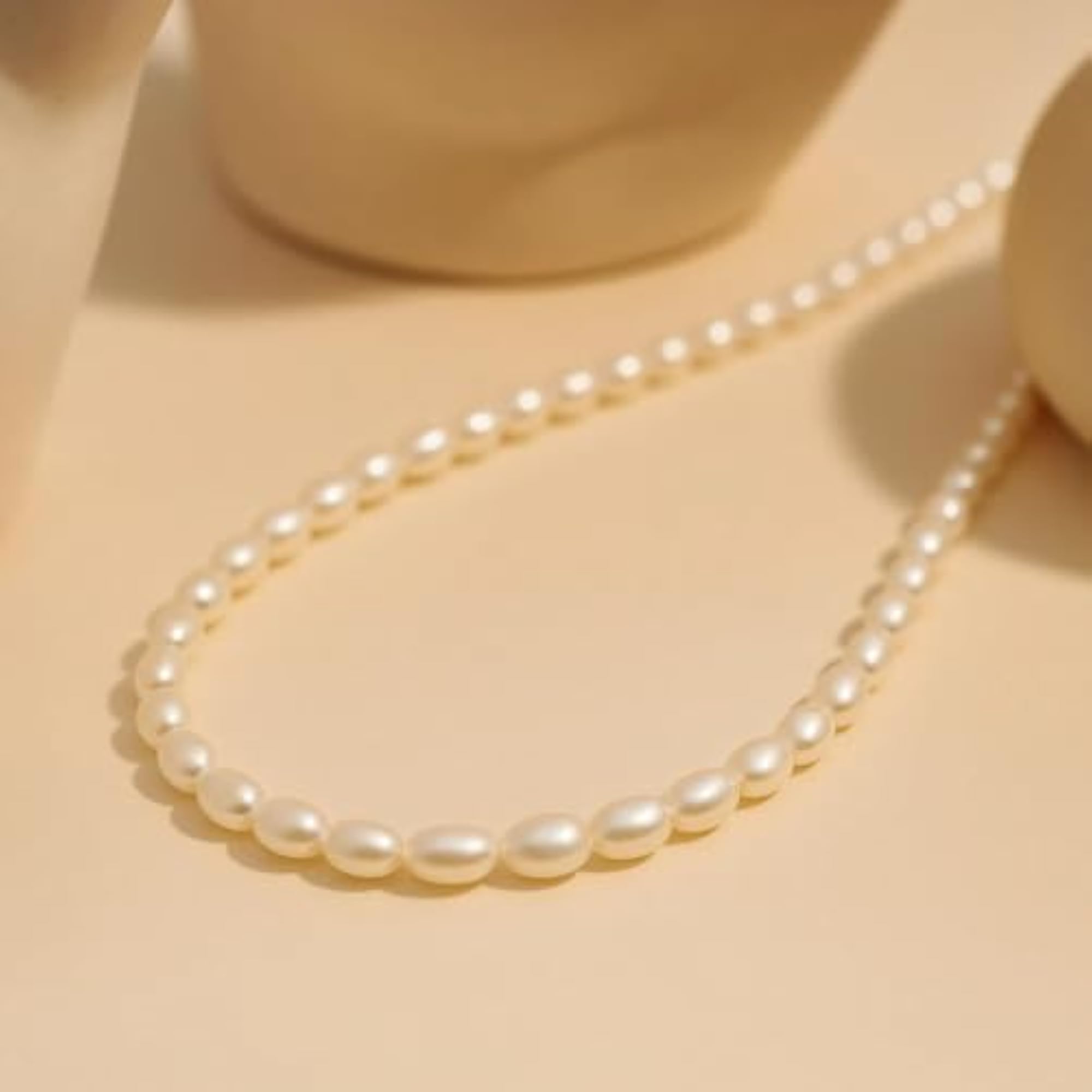 Women's Freshwater Pearl Necklace, Adjustable Strand