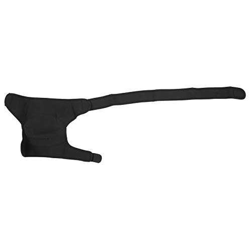 Qukaim Soporte de hombro ajustable, protector de hombro elástico, protector de hombro para el cuidado del cuerpo, negro, lado derecho