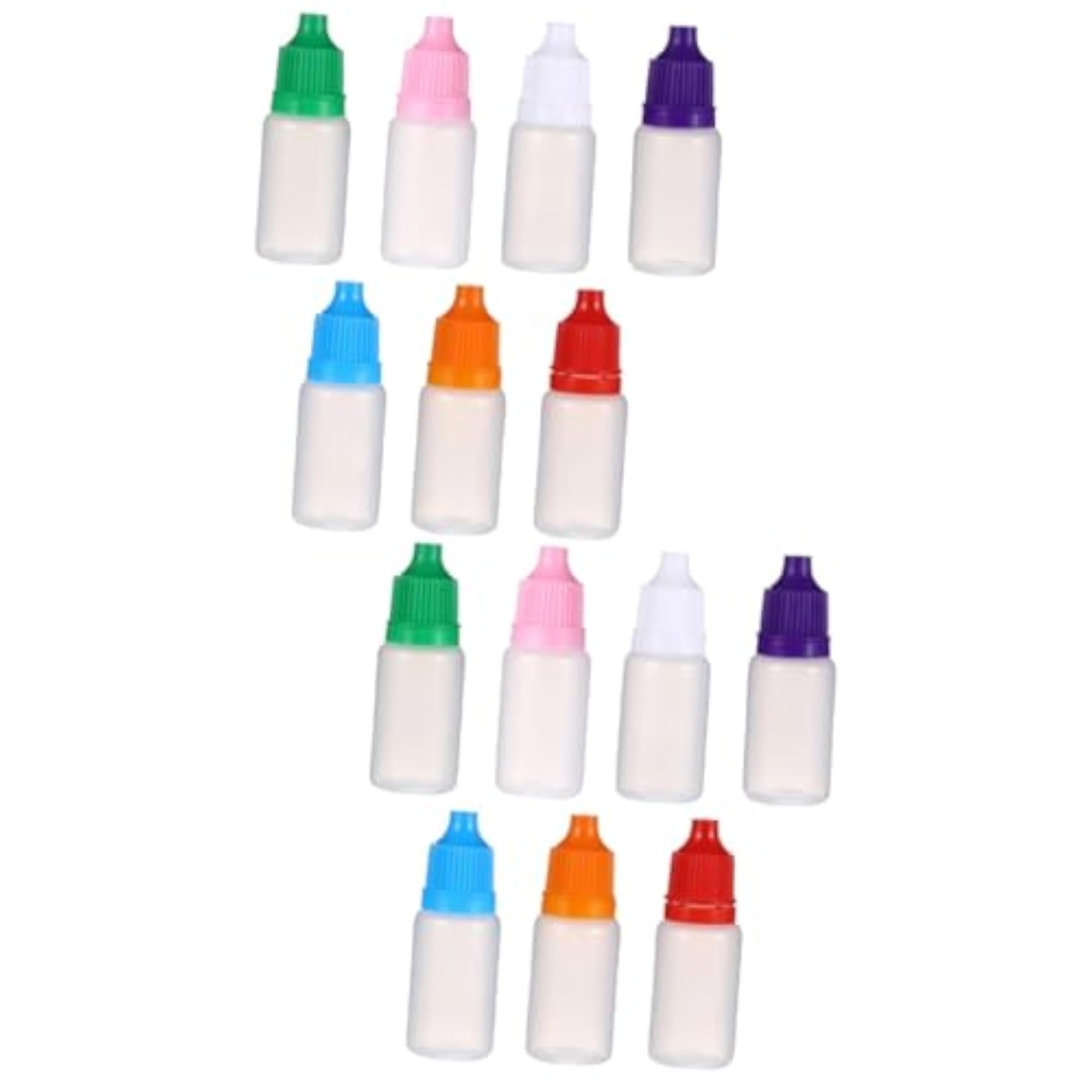 100 Pcs Plastic Squeezable Dropper Bottles, Refillable Containers