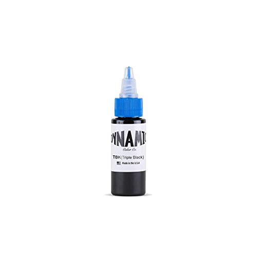 Dynamic - Tattoo Ink - Triple Black 1Oz (30Ml) #TOP21