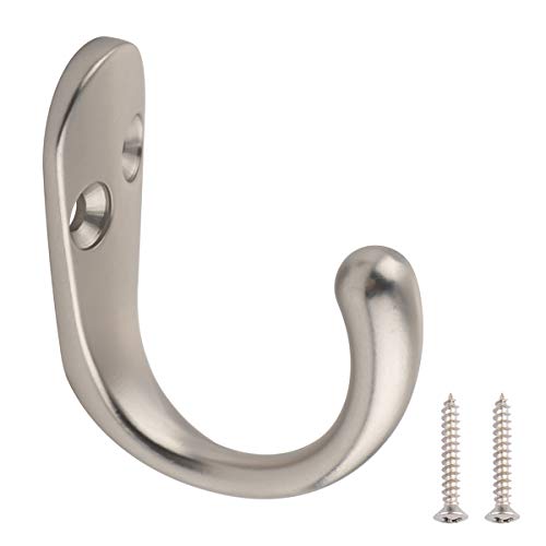 Preisvergleich Produktbild AmazonBasics AB4800-SN-5 Bademantelhaken, Nickel satiniert