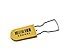 Plastic Wire Padlock A Security Seal, Numbered and Barcode, Yellow Color, 100 pcs. BFSEALS Free & Quick Shipping