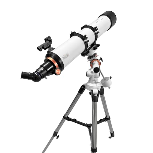 Telescópio Refrator 120/900mm Aries Potência Ampliação Observação Astros Lentes Acessórios Explorar
