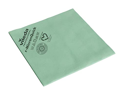 Vileda Professional Bayeta r-MicronQuick Microfibra Verde 5 Unidades