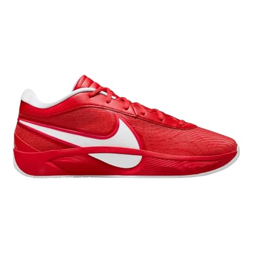 Giannis Freak 6 Basketball Shoes (FJ7792-003, Black/University Red), University Red/White, 10 UK