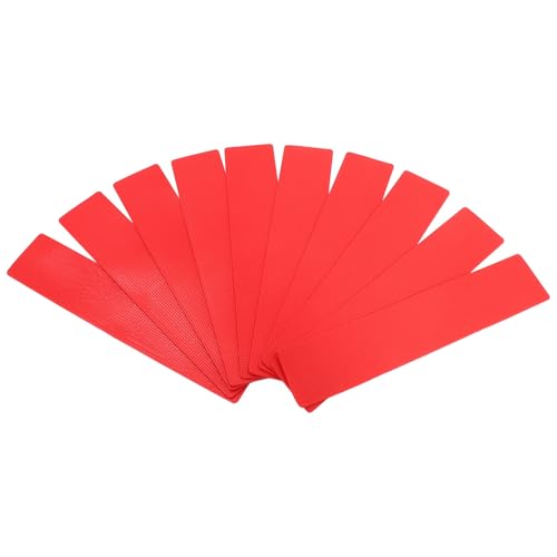 BELLIFFY 10pcs Portable Spot Marker Pads Red Football Training Signs
