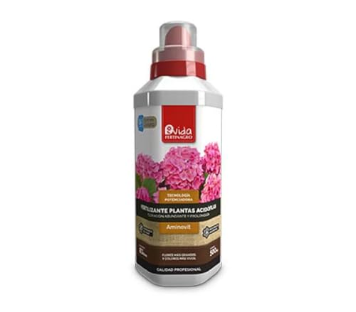 Garden Center Shop | Fertinagro Vida Fertilizante Plantas Acidófilas 500 ml | Abono Líquido Especial Hortensias, Azaleas y Plantas de Tierra Ácida | Nutrición, Floración y Color, Alto en aminoácidos