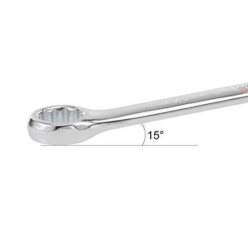 Uxcell Metric 12Mm 12-Point Box Open End Combination Wrench Chrome Finish, Cr-V #TOP3