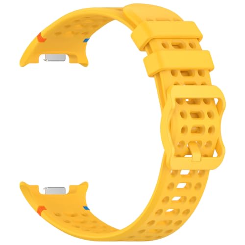 Tyogeephy Compatible con Galaxy watch 8 Classic/40MM/44MM Correa, Correa de silicona suave ajustable deportiva de repuesto