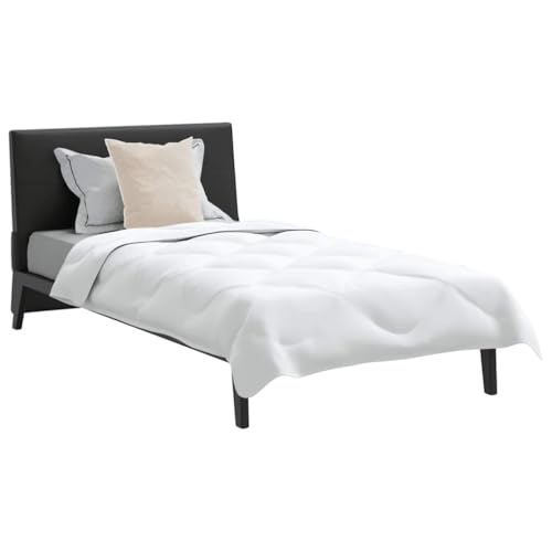 Duvet avec oreiller 2 pcs blanc microfibre au gonflant hôtelier prestige