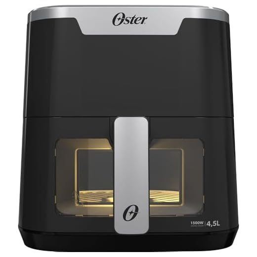 Oster Fritadeira Digital Touch Oster 4,5L com Visor Transparente - 127V