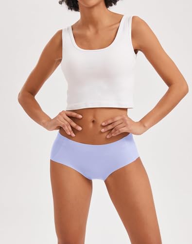 Image of INNERSY Women's Seamless No Show Hipster Panties Invisible Light Underwear 3-Pack