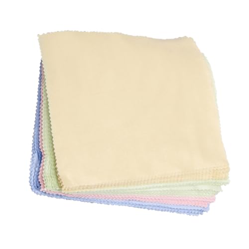 Beavorty 100個 布 メガネ拭きクロス サングラス ーナー ワイプ メガネ拭き用クロス コンピュータ ーニングクロス レンズ ーニングクロス レンズ拭きクロス ファイバ
