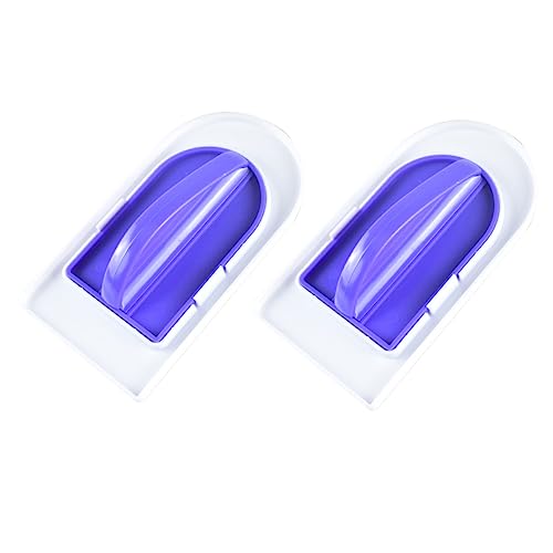 Cabilock 2pezzi Raschietto Per Torte Lisciatore Superficie Torta Spatola Forno Rimovibile Lucidatrice Glassa Spalmare Crema Fondente Marmellata Decorare Strumento Essenziale