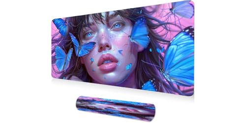 Mouse pad gamer bords cousus antidérapant grand format XXL