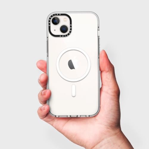 Coque transparente iPhone 15 CASETiFY Clown Kitty compatible MagSafe anti-jaunissement