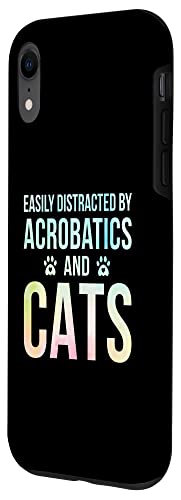 Iphone Xr Easily Distraced By Gymnastics And Cats Gymnast Acrobat Case #TOP1