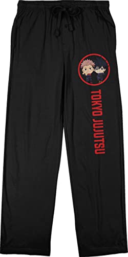 Bioworld Jujutsu Kaisen Tokyo Jujutsu Adult Black Pajama Pants