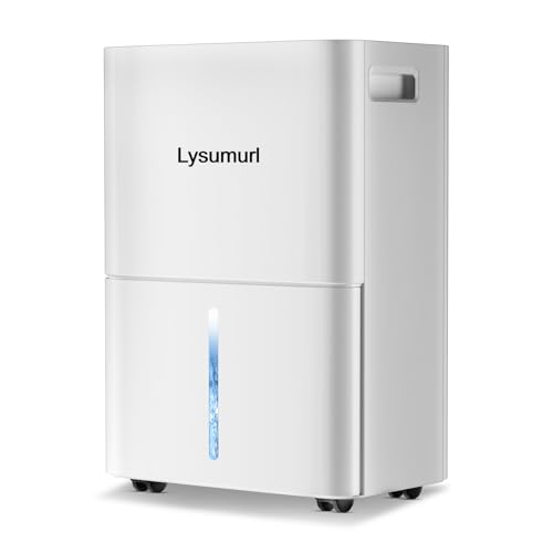 16L Dehumidifiers for Home Damp Compressor Dehumidifier with Digital Humidity Display Laundry & Sleep Modes Water Tank & Drain Hose 24H Timer Child Lock Portable Air Dryer for Bedroom