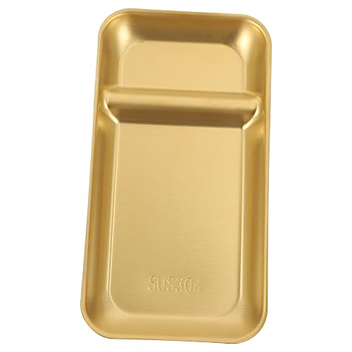 OUNONA 1pc Divided Food Tray Multi Functional Serving Plate for Breakfast Lunch and Dinner for Parties and Events Easy to Clean