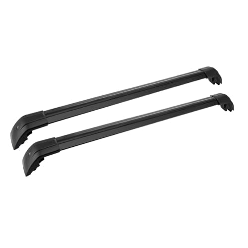 Barres de toit de Maserati Levante 2016-2024 rails transversaux antivol noirs