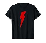 Red Lightning Bolt | Thunder Bolt Graphic T-Shirt