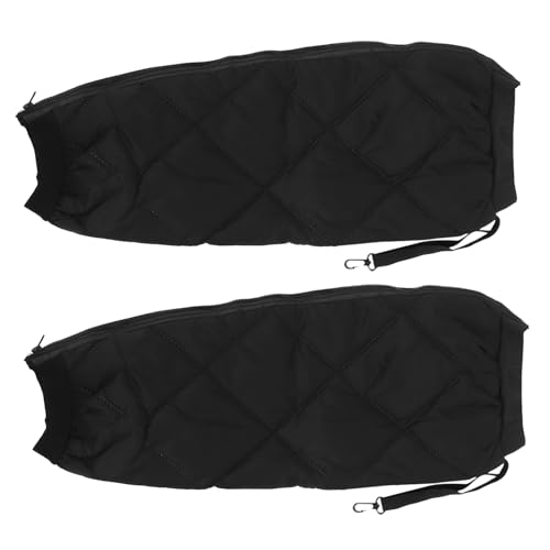 Unomor Electric Motorcycle Knee Pads Motocross Knee Braces Motocross Elbow Guards Motorbike Knee Guard Motorcycle Leg Warmers Pad Motorcycle Winter Knee Pads Black Polyester