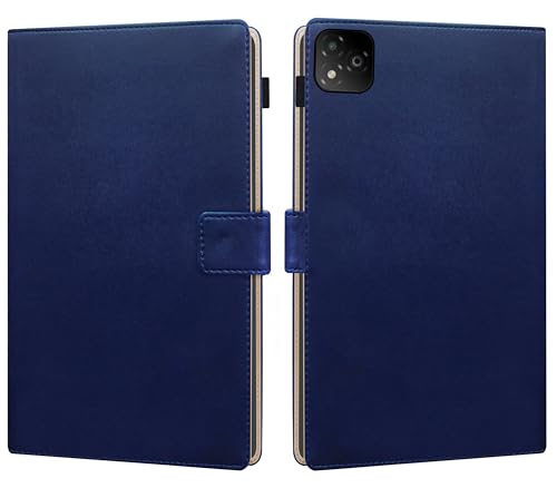 Image of TGK Flip Cover for Infinix XPAD LTE 11 inch Tablet Case with Stylus Holder (Blue)