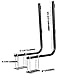 JMTAAT New RV Bumper Mount Tote Tank Carrier Secure Tank in Place