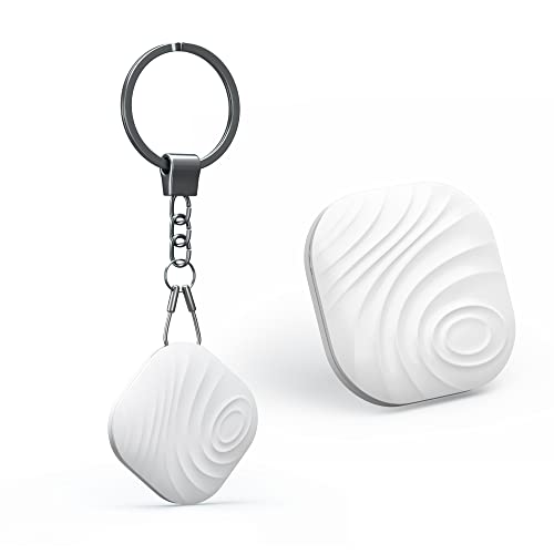 Nutale Localizador inteligente de chaves – Apenas iOS (não para Android) - Etiqueta Bluetooth Smart Key Tracker - Funciona para Apple Find My - Acompanhe os itens que mais importam (1 branco)