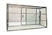 Carib Countertop Dry Bakery Display Case - Tapered Glass Showcase with Shelf 4T