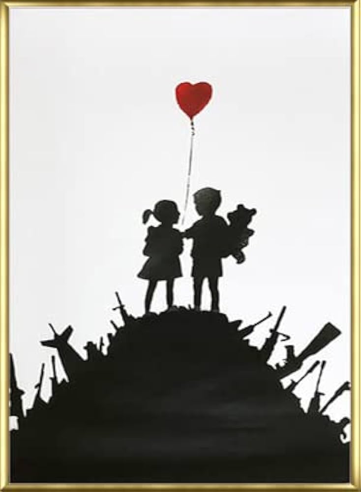The World of Banksy Kids on Guns/ポスター