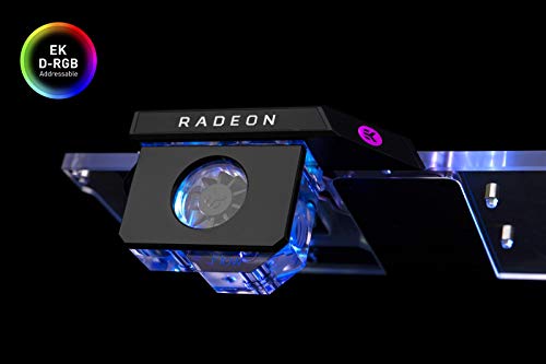 Ekwb Ek-Quantum Scalar Flow Indicator Bottom-To-Top, Digital Rgb, Black #TOP4