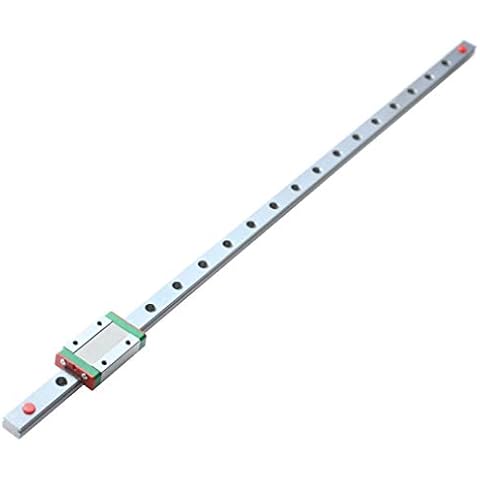 ReliaBot MGN12 200 mm 350 mm 450 mm 500 mm 550 mm 600 mm Linearschiene mit MGN12H Schlossblock für 3D-Drucker und CNC-Maschine 500 mm + MGN12H 12mm rail Cover